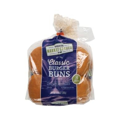 Market Corner Classic Burger Buns 400g